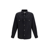 Versace Black Wool Oves Aries Shirt