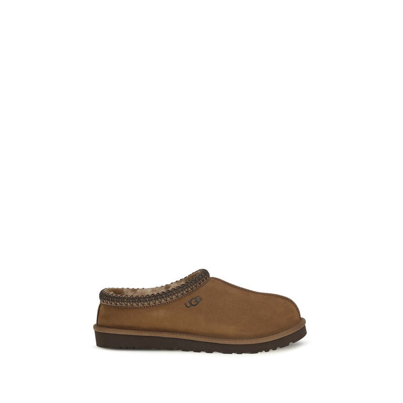 UGG Brown Nubuck Leather Clogs - Tasman II