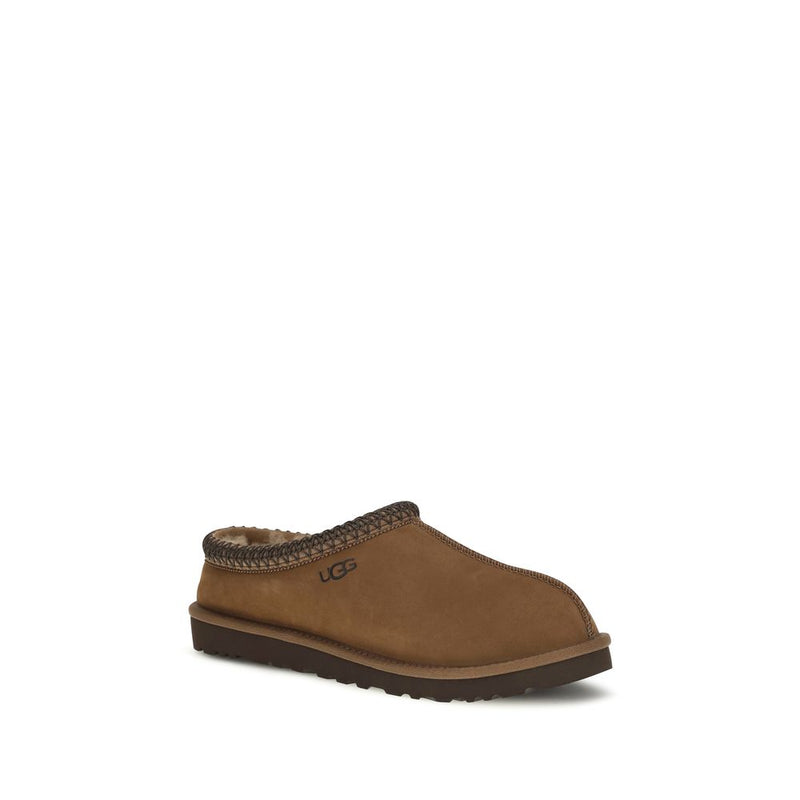 UGG Brown Nubuck Leather Clogs - Tasman II