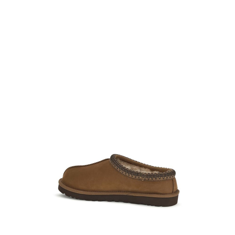 UGG Brown Nubuck Leather Clogs - Tasman II