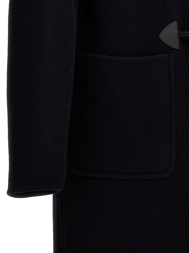 Prada Blue Wool Montgomery Coat for Men - IT56 | XL