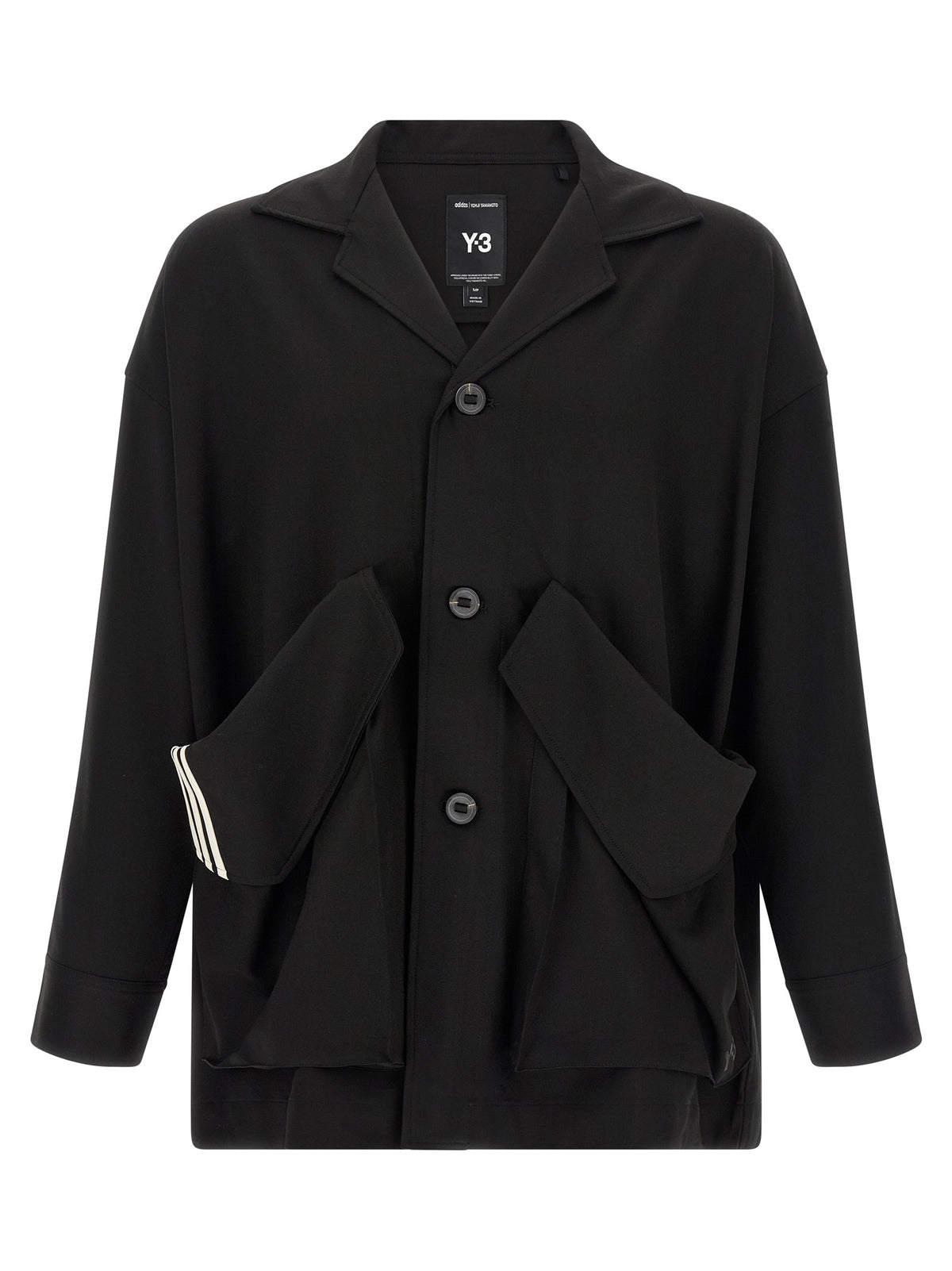 Y-3 Black Wool Blazer