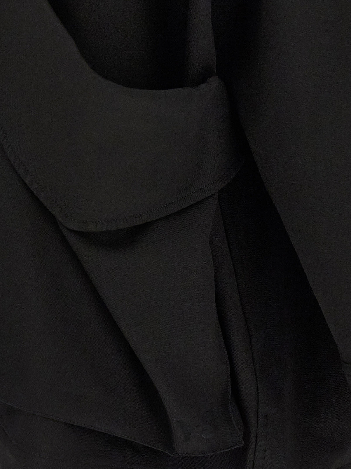 Y-3 Black Wool Blazer