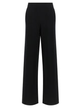 Max Mara Black Wool Casual Pants