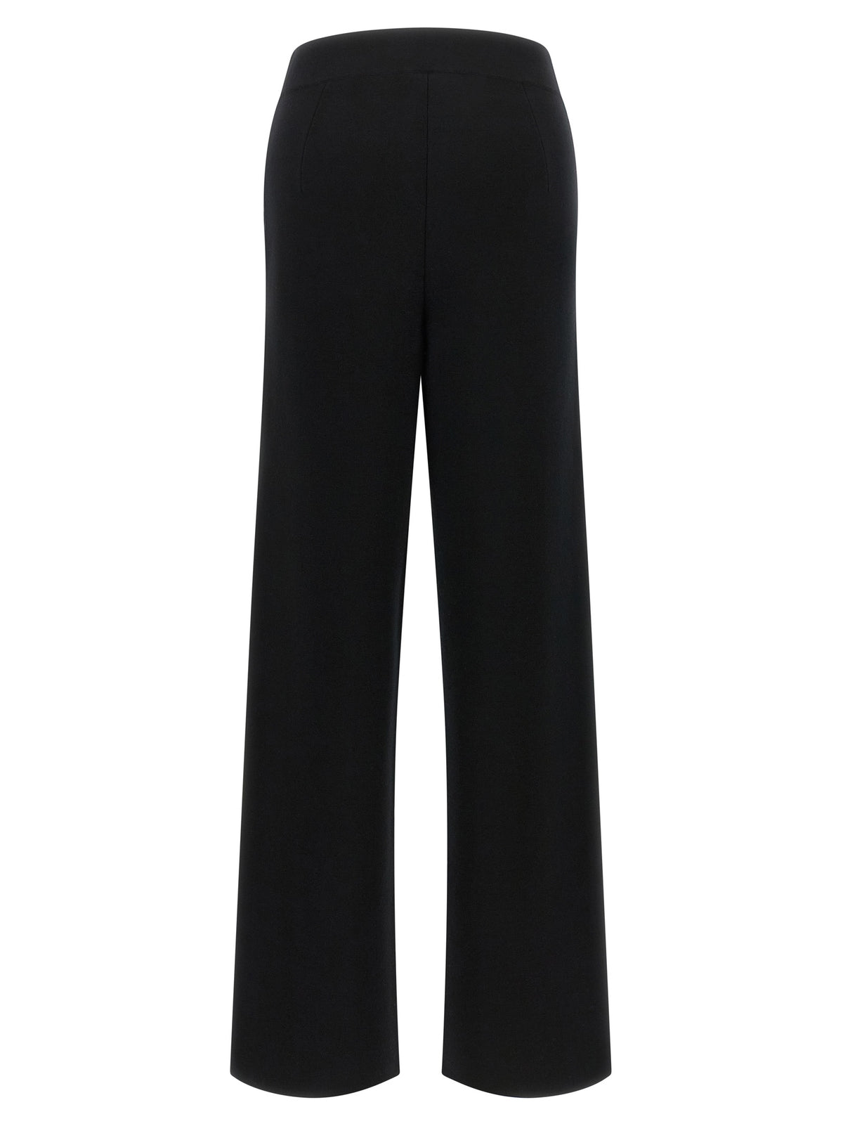 Max Mara Black Wool Casual Pants