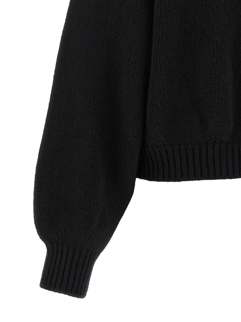 Khaite Cain Black Cashmere Cardigan for Women