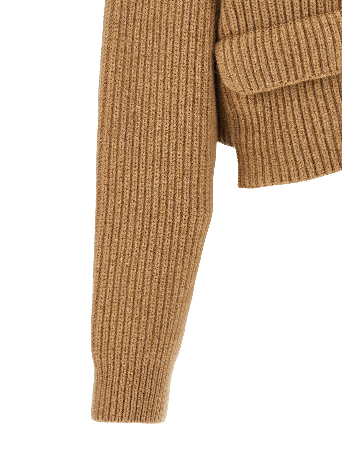 Khaite Beige Cashmere Cardigan