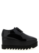 Stella McCartney Black Polyethylene Wedge Sandals