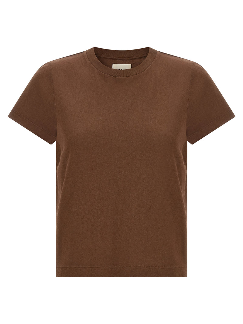 Khaite Emmylou Brown Cotton T-Shirt for Women