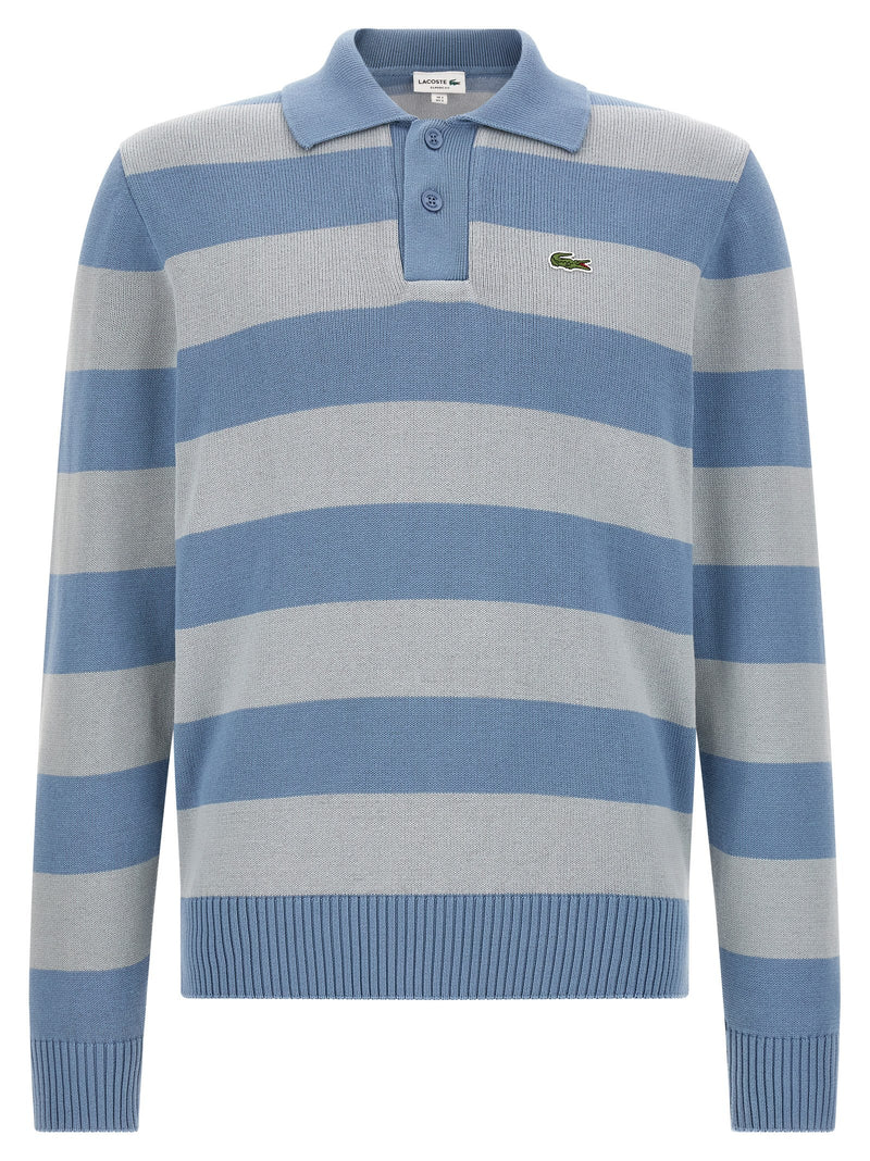 Lacoste Blue Cotton Polo Shirt - Iconic Style and Comfort
