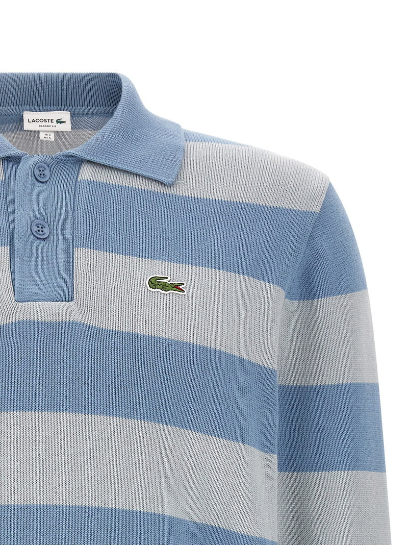 Lacoste Blue Cotton Polo Shirt - Iconic Style and Comfort