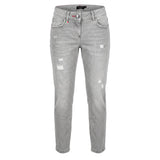 Philipp Plein Grey Fabric Women Jeans