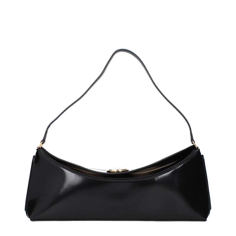 Jacquemus Black Leather Shoulder Bag - Stylish & Versatile