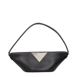The Attico Black Leather Handbag