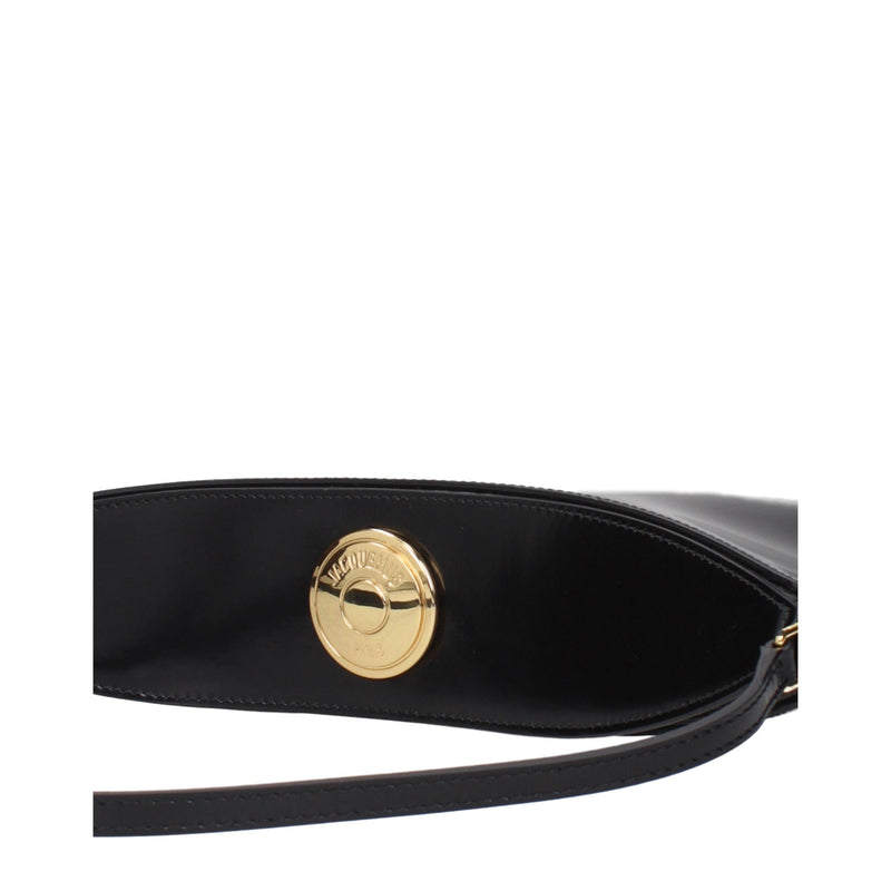 Jacquemus Black Leather Shoulder Bag - Stylish & Versatile