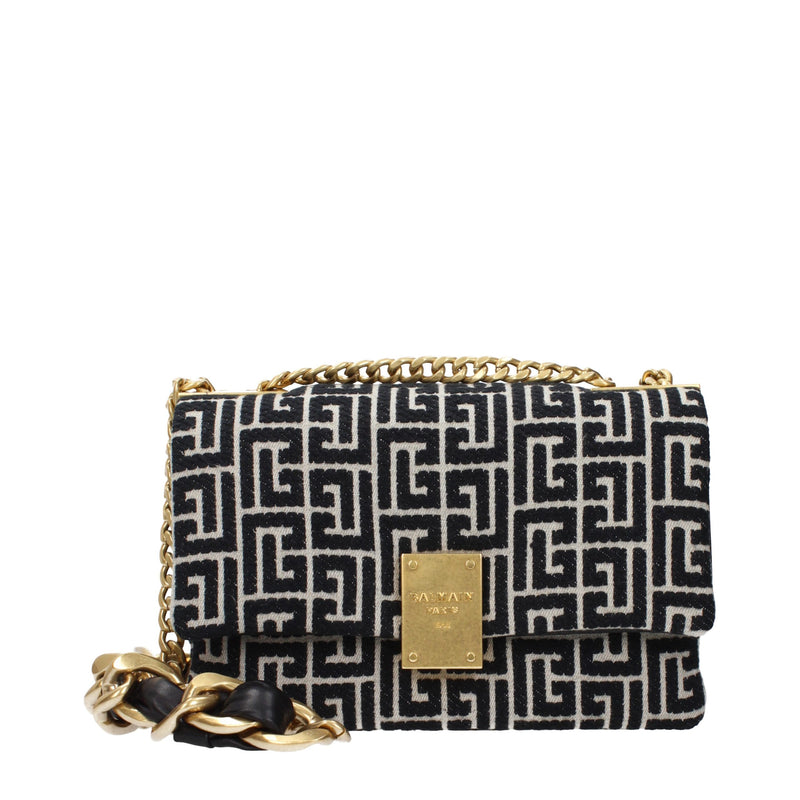 Balmain Black Fabric Crossbody Bag - Stylish & Versatile