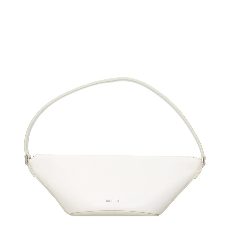 The Attico White Leather Handbag - Stylish and Elegant