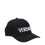 Versace Black Cotton Cap (Baseball Hat)