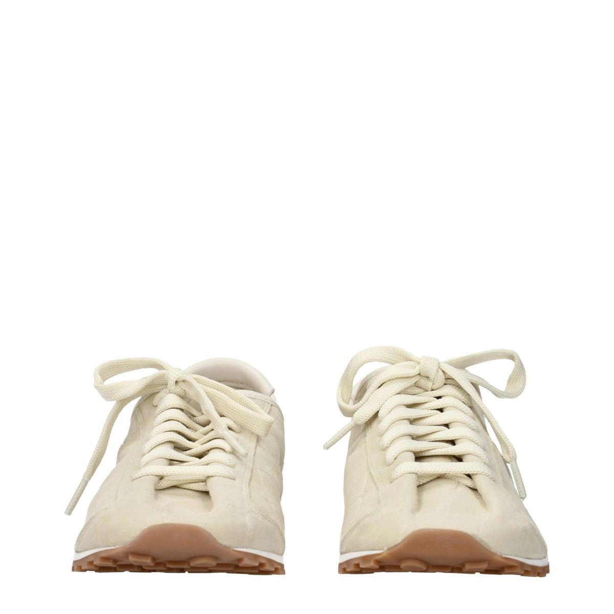 Jacquemus Beige Leather Sneakers