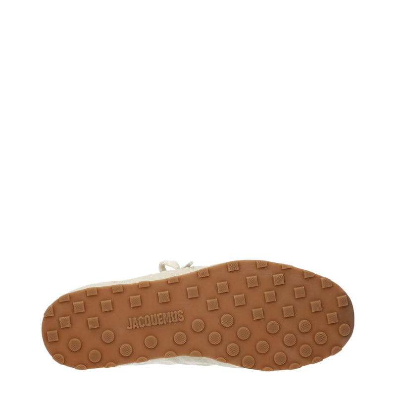 Jacquemus Beige Leather Sneakers for Women