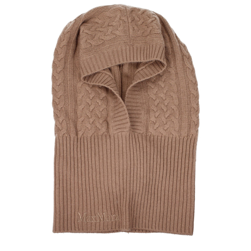 Max Mara Brown Cashmere Hat - Luxurious Warmth and Style