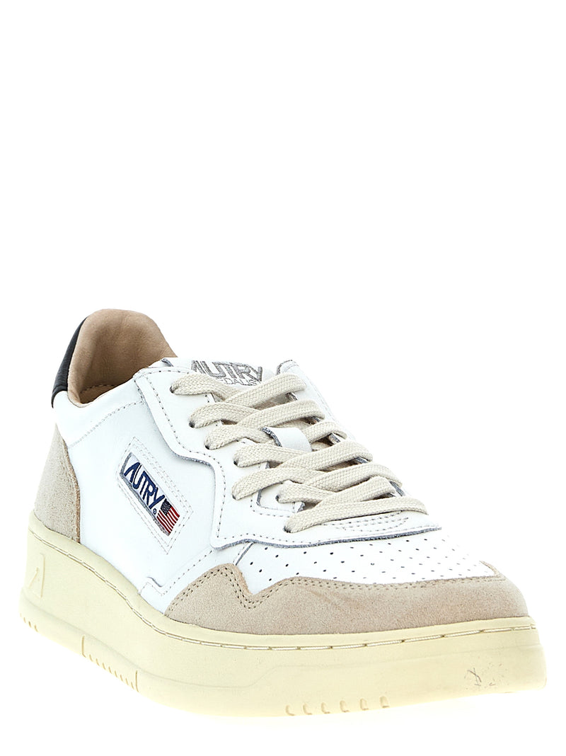 Autry Medalist Low Multicolor Leather Sneakers for Men