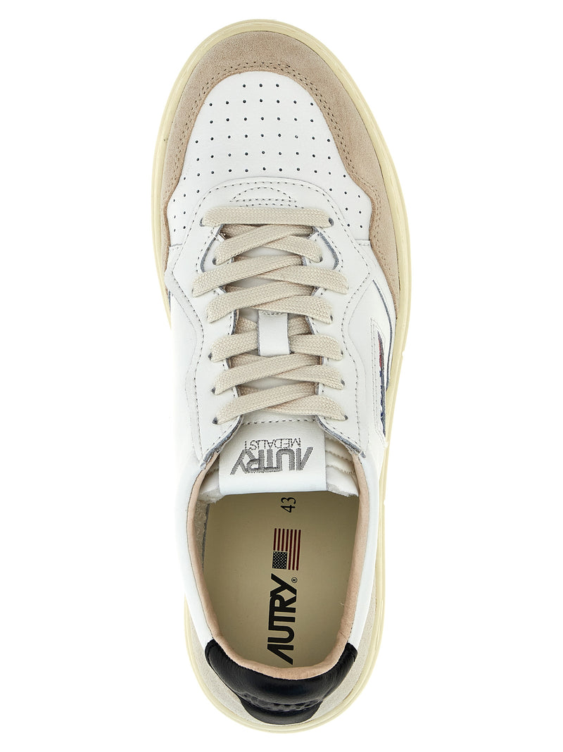 Autry Medalist Low Multicolor Leather Sneakers for Men