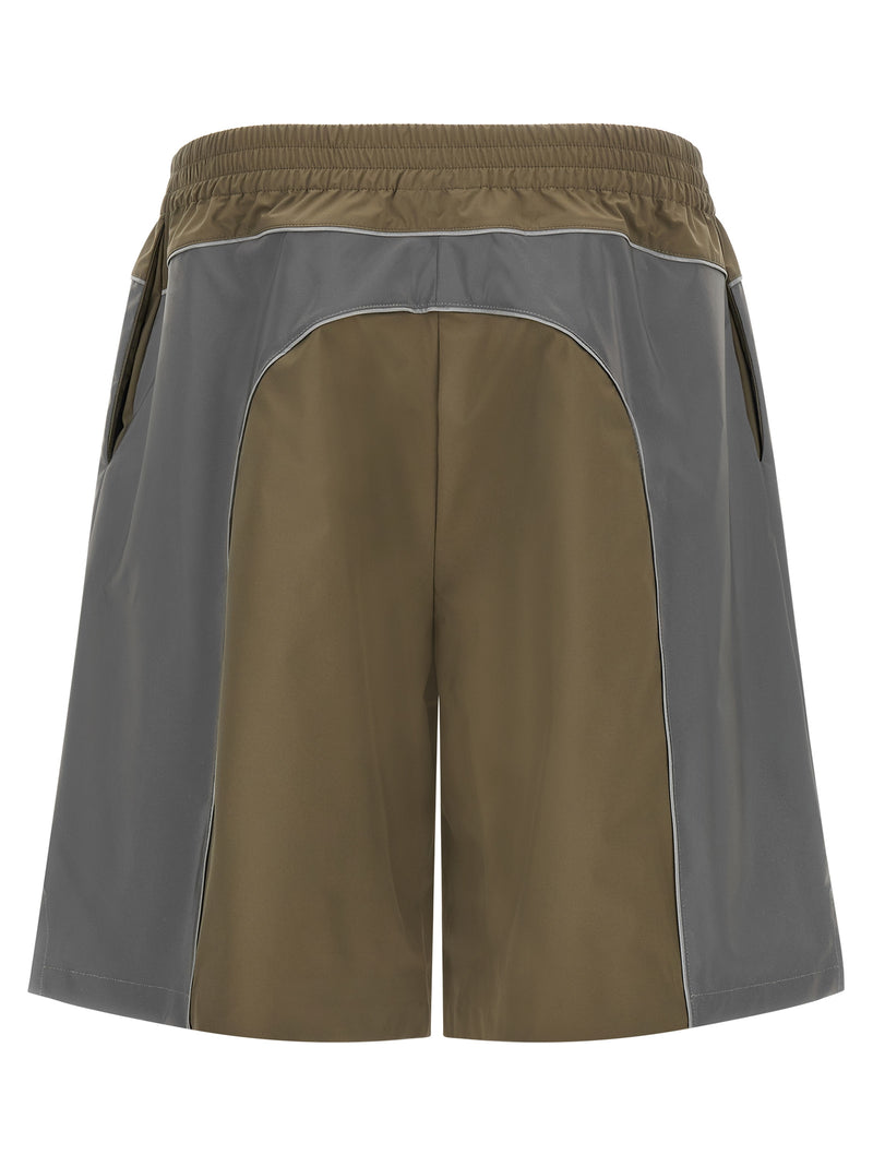 Balenciaga Gray Polyester TechWear Bermuda Shorts