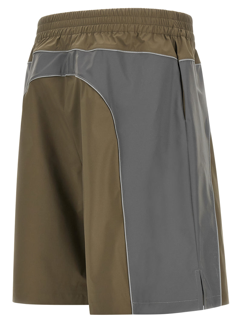 Balenciaga Gray Polyester TechWear Bermuda Shorts