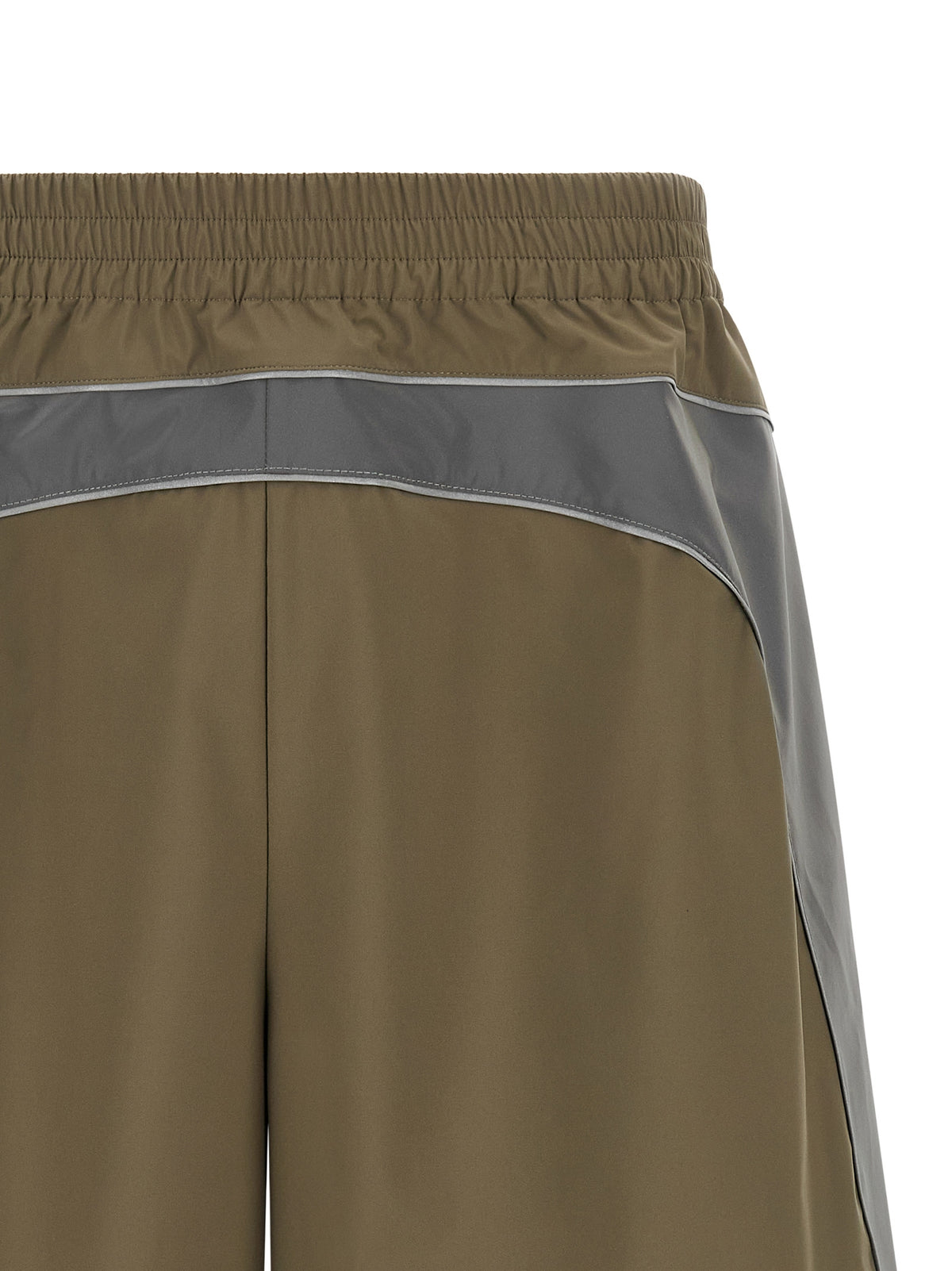 Balenciaga Gray Polyester Bermuda Shorts