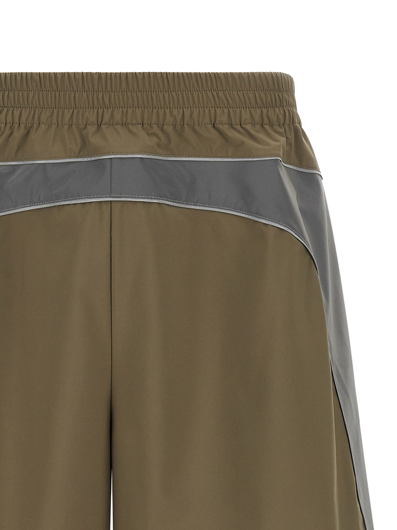 Balenciaga Gray Polyester TechWear Bermuda Shorts