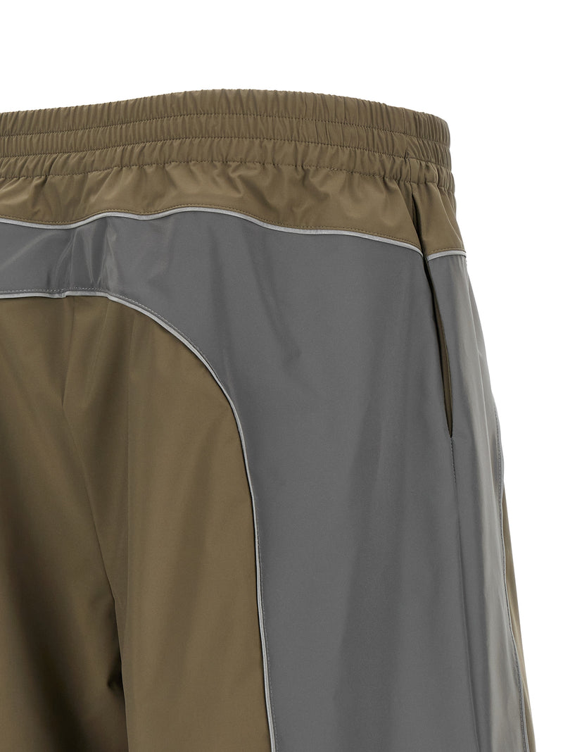 Balenciaga Gray Polyester TechWear Bermuda Shorts