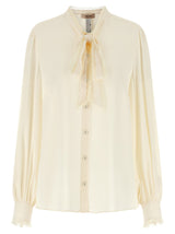 Twinset White Viscose Blouse