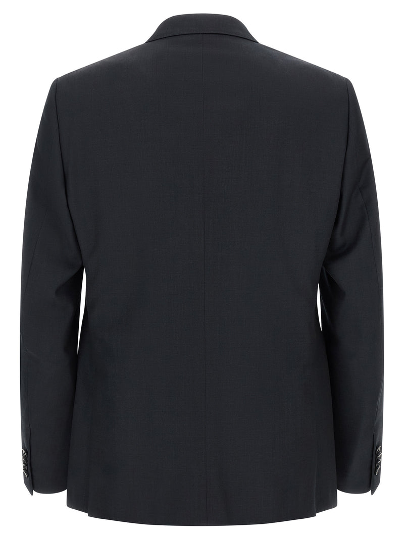 ZEGNA Blue Wool Two-Piece Suit for Men