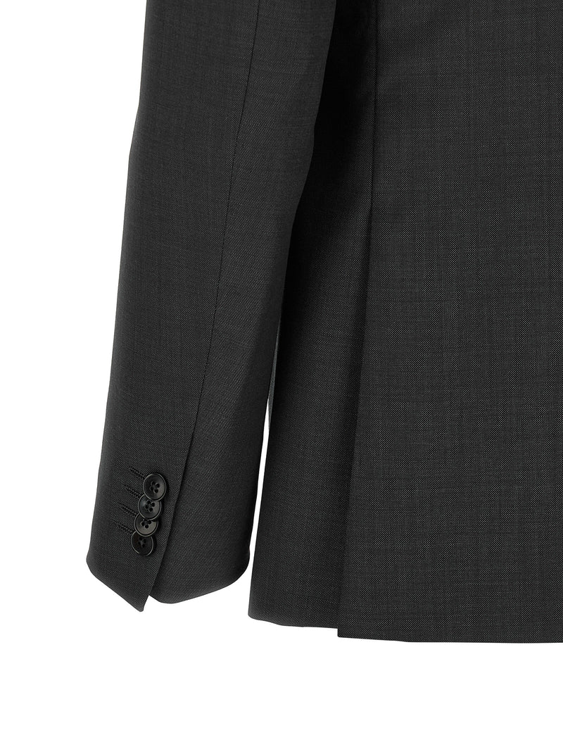 ZEGNA Gray Wool Two-Piece Suit for Men