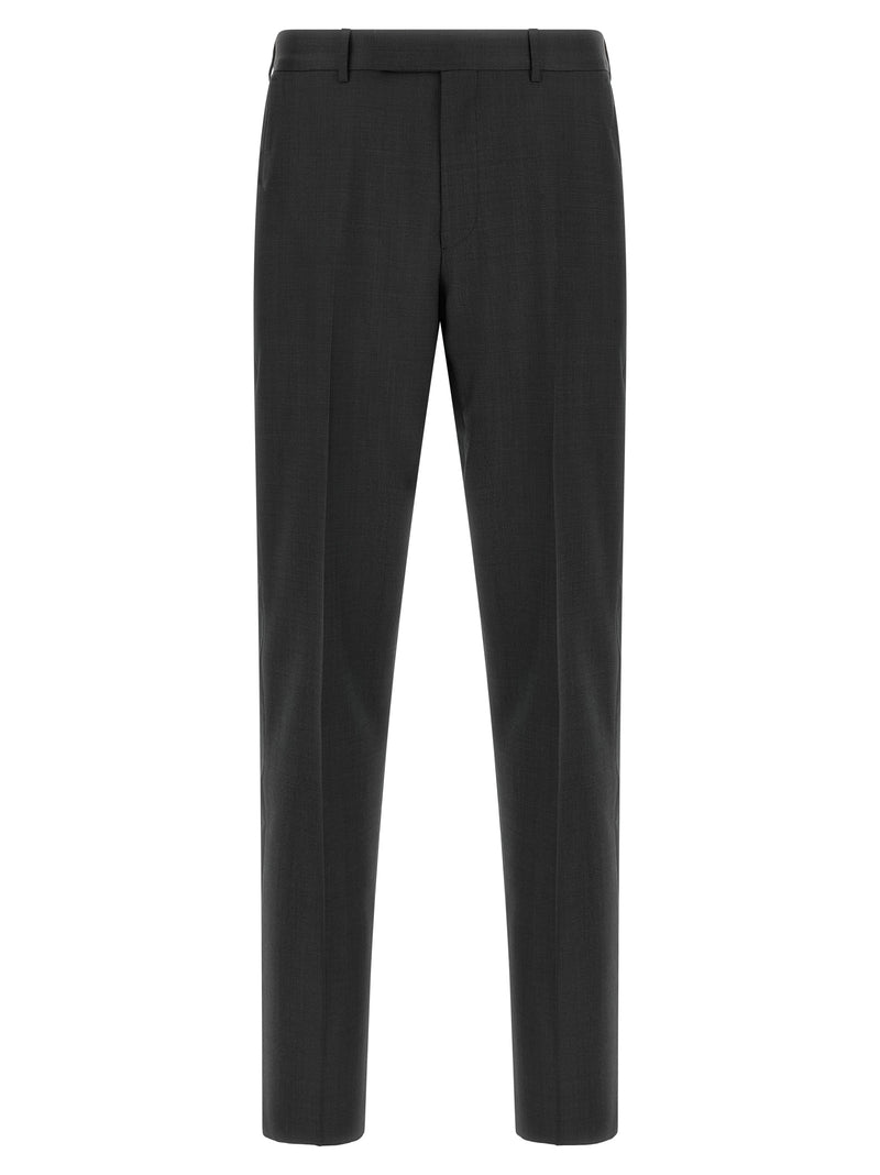 ZEGNA Gray Wool Two-Piece Suit for Men