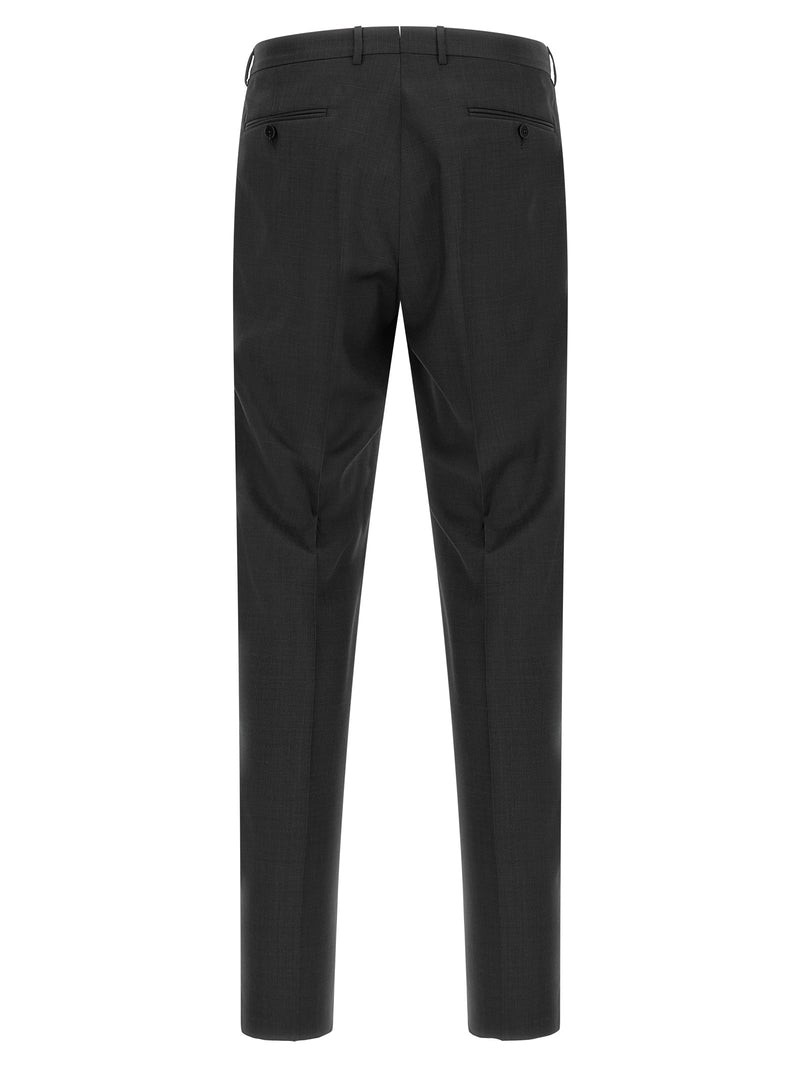 ZEGNA Gray Wool Two-Piece Suit for Men