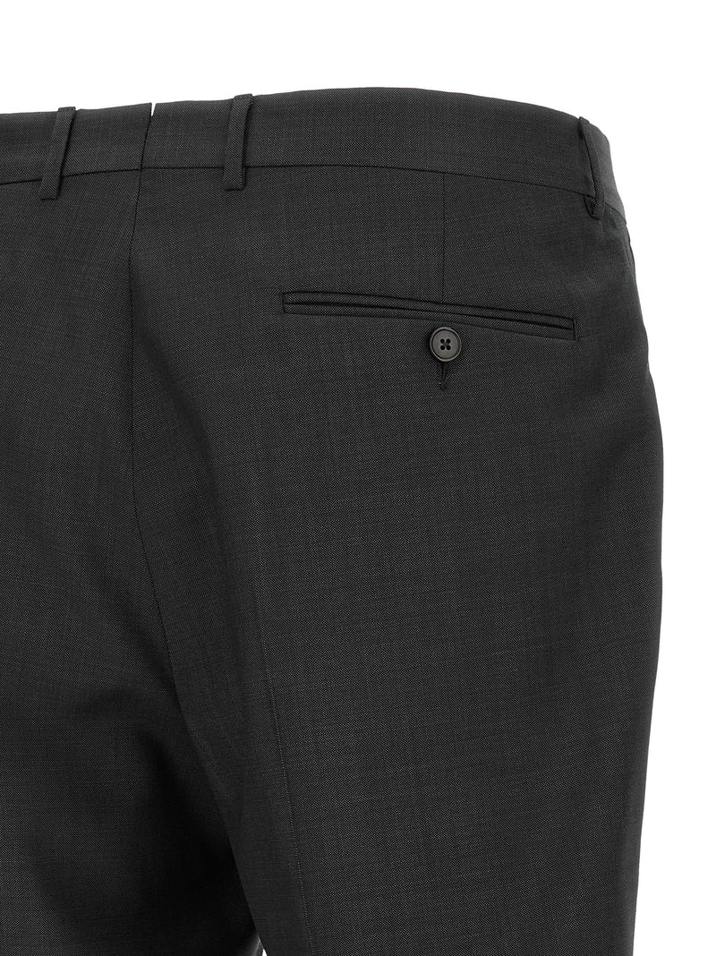 ZEGNA Gray Wool Two-Piece Suit for Men