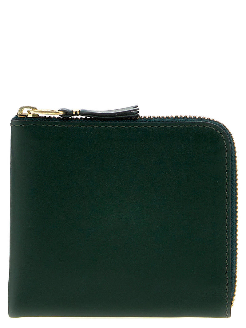Comme Des Garçons Bicolor Calfskin Cardholder - Green