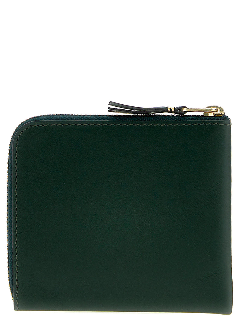 Comme Des Garçons Bicolor Calfskin Cardholder - Green