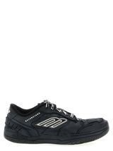 Balenciaga Black Calfskin Athletic Sneakers