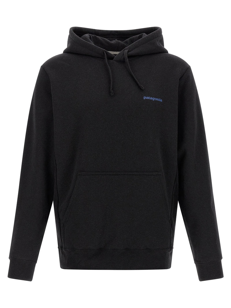 PATAGONIA Uphill Hoodie - Black Polyester Sweatshirt