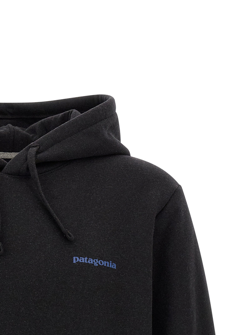 PATAGONIA Uphill Hoodie - Black Polyester Sweatshirt