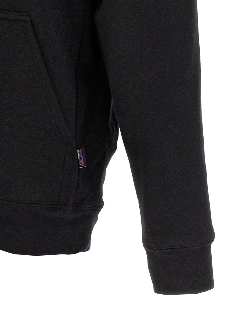 PATAGONIA Uphill Hoodie - Black Polyester Sweatshirt