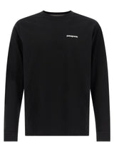 PATAGONIA Black Cotton T-Shirt