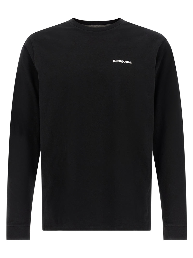 PATAGONIA Black Cotton T-Shirt - Eco-Conscious Comfort