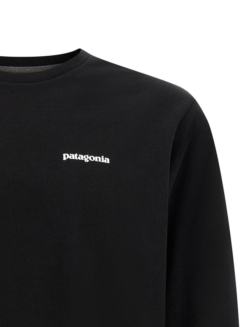 PATAGONIA Black Cotton T-Shirt - Eco-Conscious Comfort