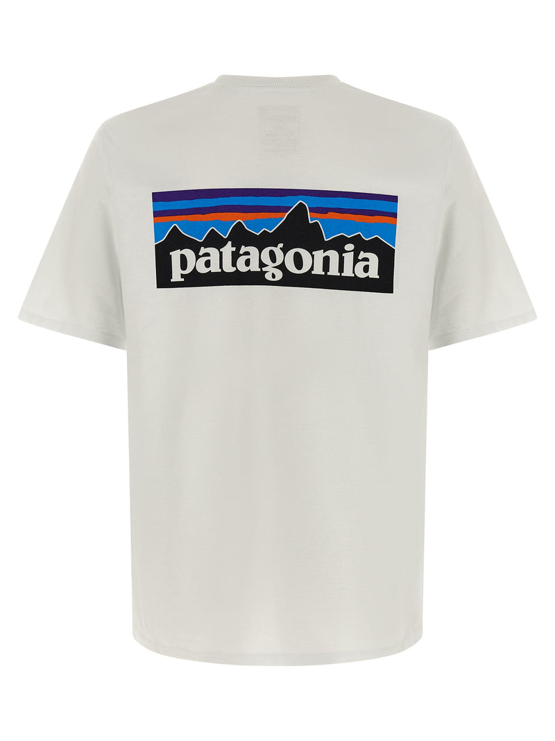 PATAGONIA White Cotton T-Shirt - Responsibili Model