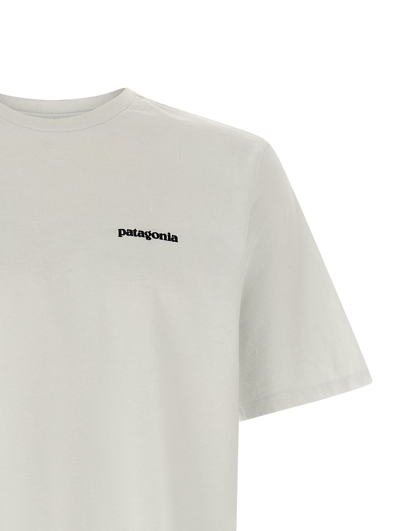 PATAGONIA White Cotton T-Shirt - Responsibili Model