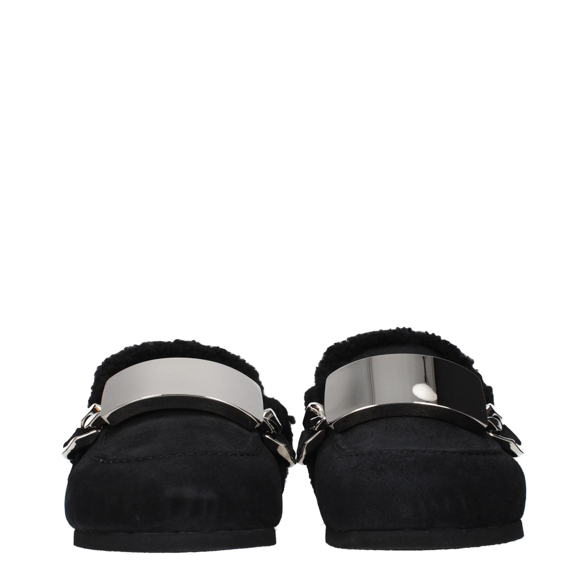 J.W.Anderson Black Leather Slippers